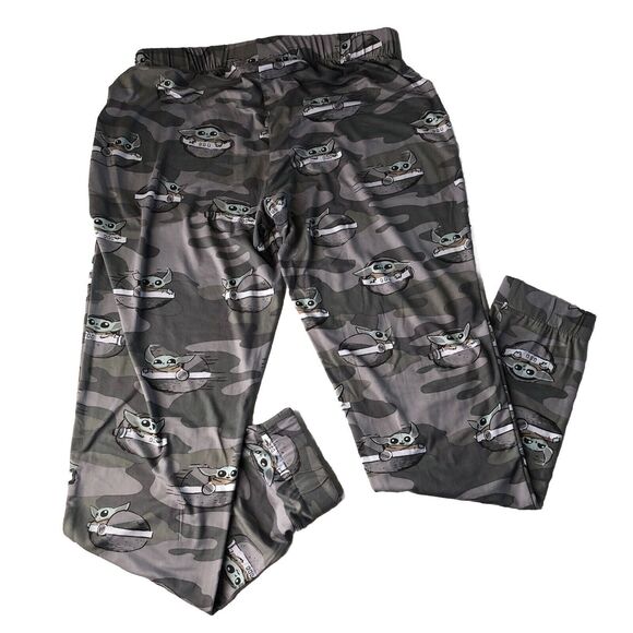 Star Wars Slumber Baby Yoda Longe Jogger Munki Disney Grogu Size Small - Picture 2 of 13